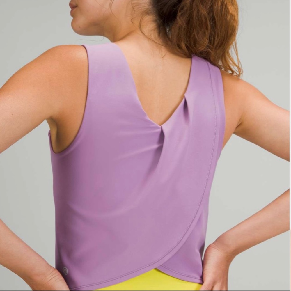 lululemon Nulu Twist Back Yoga Tank - NWT